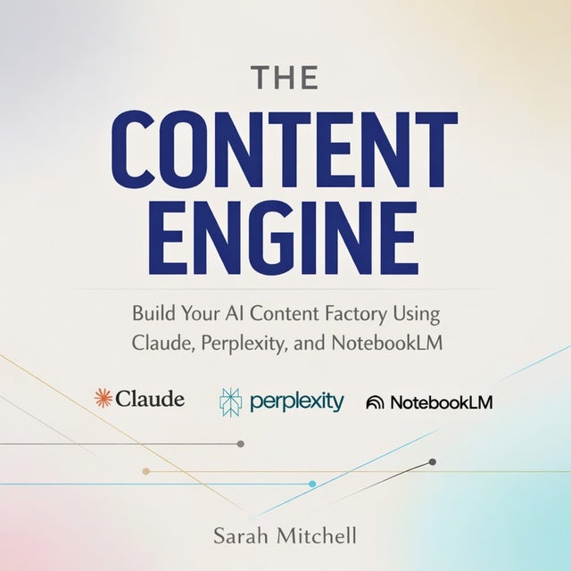 The Content Engine: Build Your AI Content Factory Using Claude, Perplexity, and NotebookLM de Sarah Mitchell